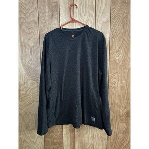 Rugged Elements Men's Long Sleeve Crew Shirt Gray,‎ Large